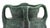 Modern Arts and Crafts Matte Green Square Pottery Vase For Sale - Image 3 of 5