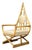 Vintage Loop Rattan Chair After Henry Olko For Sale