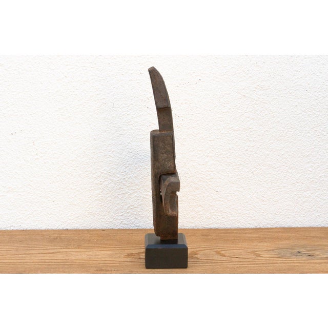 Wood Antique Rustic Elegant Dogon Door Lock For Sale - Image 7 of 8