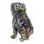 Italian Hand Painted Life Size Dog Sculpture For Sale