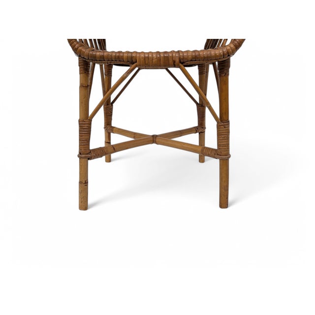 Wood Bamboo Coffee Table, 1960s For Sale - Image 7 of 9