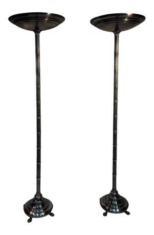 Art Deco Revival Torchieres - a Pair