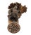 Bone Austrian Silver Fox and Stag Antler Desk Seal by Georg Adam Scheid Circa 1900 For Sale - Image 7 of 8