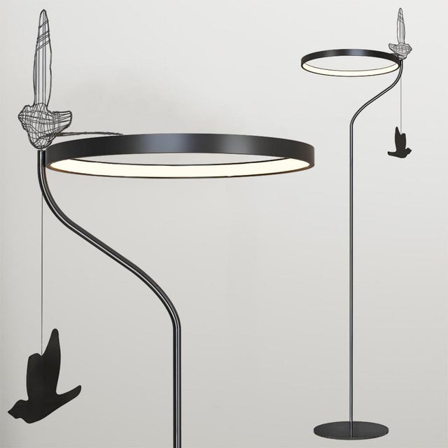 Minimalist Led Floor Lamp from SVITANOK For Sale - Image 12 of 12