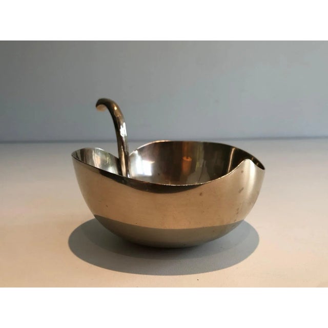 1970s Circa 1970 French Brass Leaf Vide-Poche For Sale - Image 5 of 13