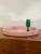 1980s 1980s Round Pink Plastic Mirror For Sale - Image 5 of 6