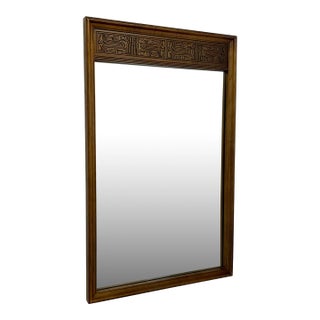 Mid Century Bassett Mirror From the “Mayan” Collection For Sale