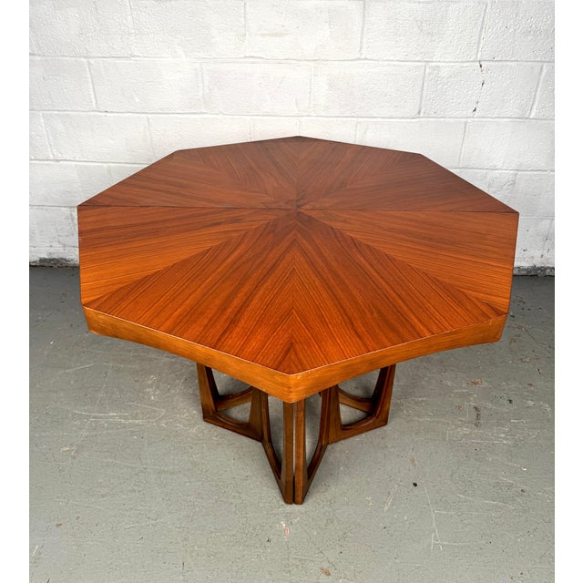 Brown Mid-Century Dining Set After Adrian Pearsall For Sale - Image 8 of 12