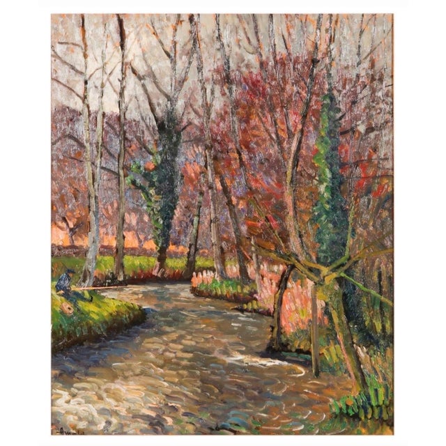 Albert Malet (French, 1912-1986) Hand signed lower left. Verso inscribed with the title and artist name. Dimensions: 30 X...