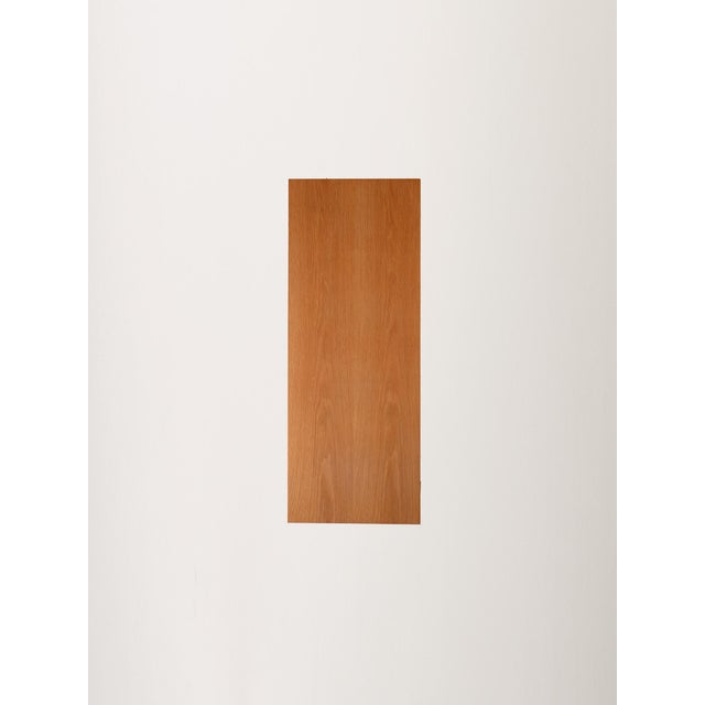 Scandinavian Oak Cabinet with Roller Door, 1960s For Sale - Image 9 of 10