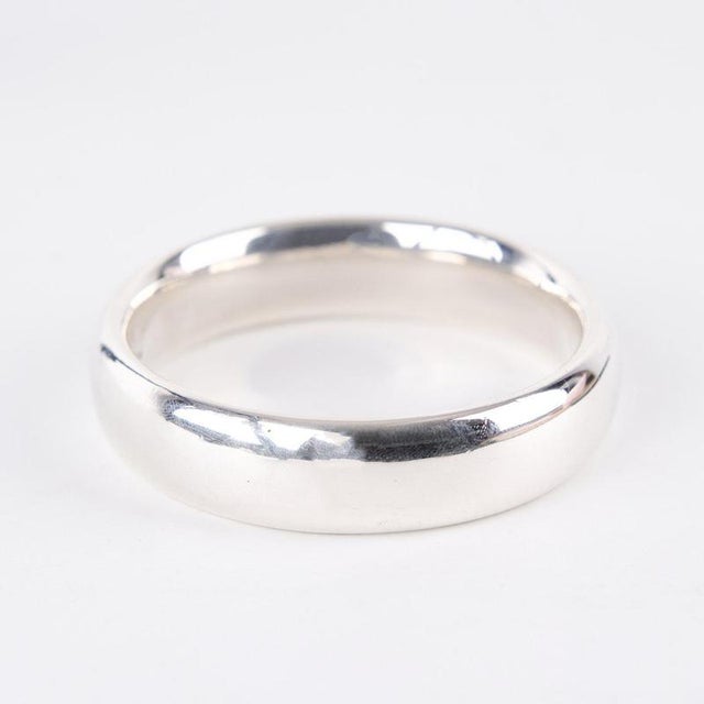 Metal Fixed Bangle in 925 Sterling Silver from Peder Pedersen For Sale - Image 7 of 8