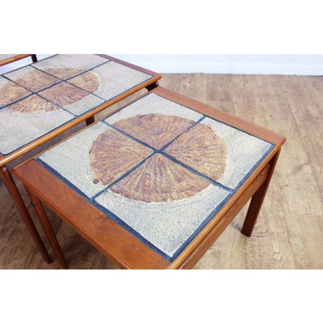 Danish Nesting Tables from Trioh, 1960s, Set of 3 For Sale - Image 10 of 11