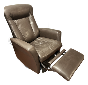 Img Scandanavian Leather Recliner: Like New!