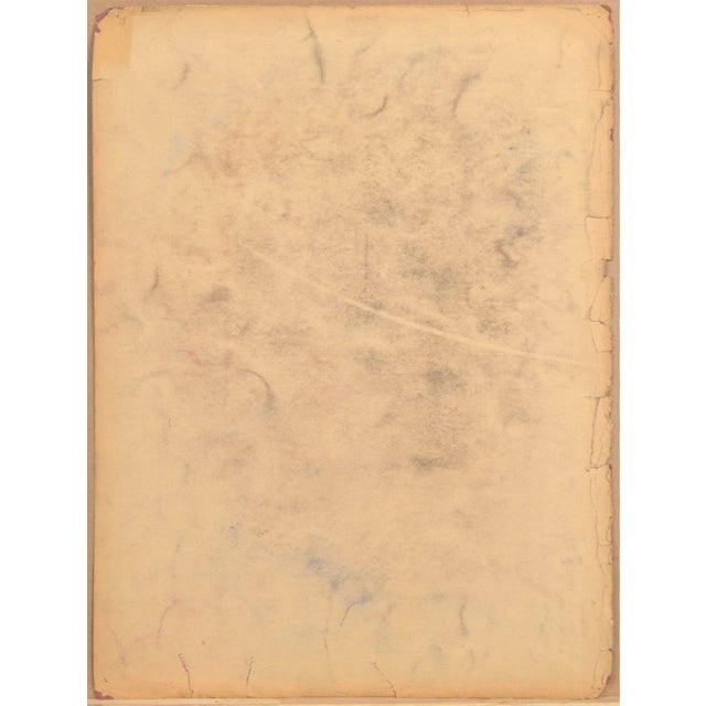 Albert Goltjakov, Portrait of a Woman, 1962, Pastel on Paper For Sale - Image 4 of 5