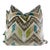 Brunschwig & Fils "Rene Velvet" in Aqua/Celadon 22" Pillows-A Pair For Sale