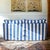 Sophie Conran Coco 2.5 Seater Sofa - Sea Holly Blue Stripes with Knife Edge Cushion For Sale - Image 4 of 12