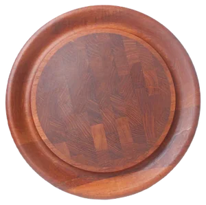 Round Teak Roast Cutting Board by Jens Harald Quistgaard, 1960s