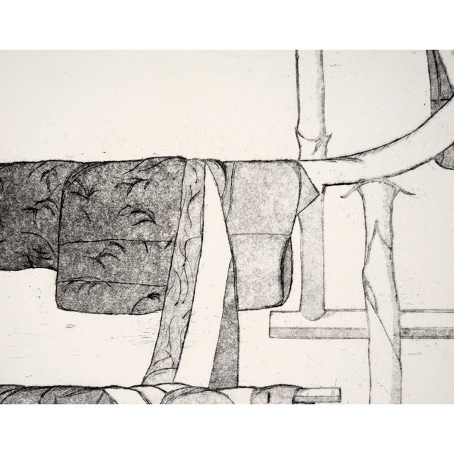 Hanging Cloth to Dry - Etching on Paper (#8/15) For Sale In Monterey, CA - Image 6 of 7