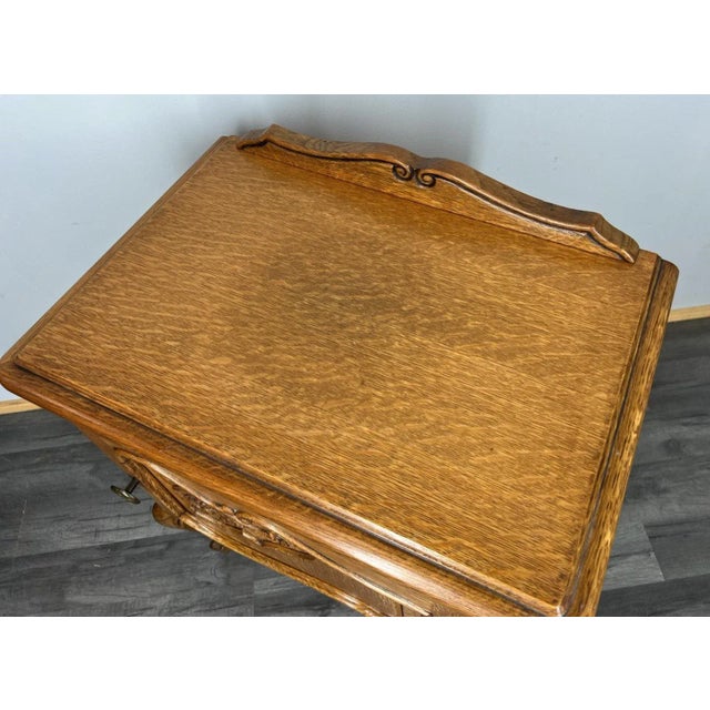 Wood Vintage Louis XV French Bedside Tables, Set of 2 For Sale - Image 7 of 10