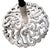 1950s White Cast Iron Outdoor Patio Umbrella Stand With a Distinctive Scrolling Vine Design For Sale - Image 4 of 4