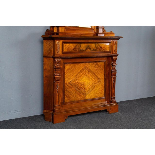 Wilhelminian Pine Mirror Cupboard For Sale - Image 4 of 18