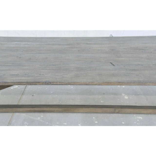 Not Yet Made - Made To Order Expandable Dining Table in Reclaimed Pine by Petersen Antiques For Sale - Image 5 of 13