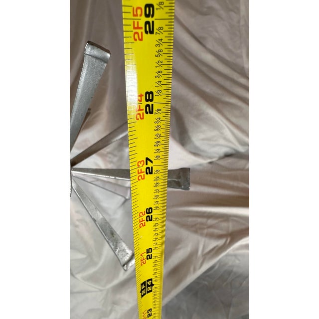 1970s Mid-Century, Modern Atomic Wrought Iron, Starburst Sculpture For Sale - Image 5 of 7