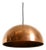 Mid-Century Modern Italian Copper Dome Pendant Light, 1950s For Sale