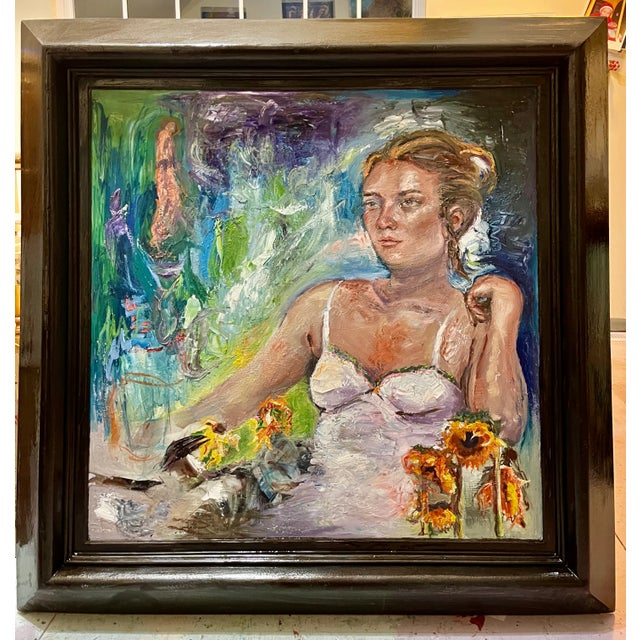 2020s "Missing You", Large Art, Original Oil Paintings, by Van Ness For Sale - Image 5 of 7