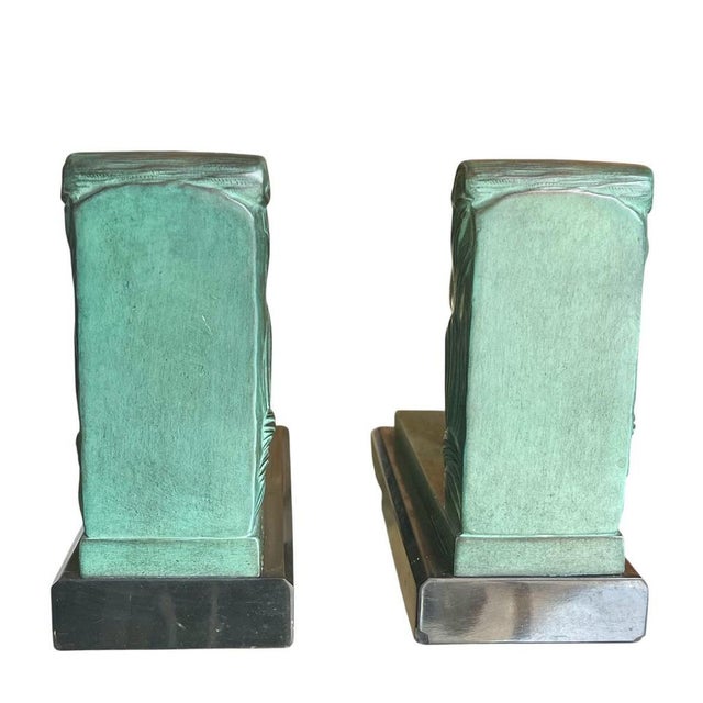 Gazelle Bookends by Max Le Verrier, Set of 2 For Sale - Image 11 of 13