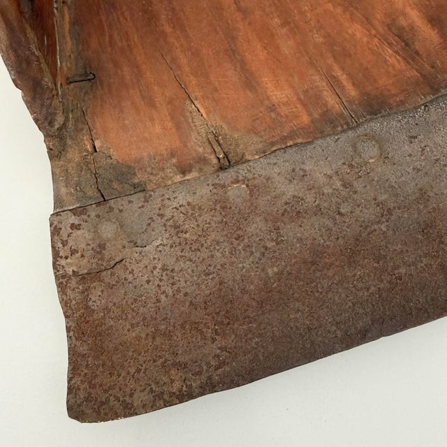 Antique Large Wooden Grain Scoop For Sale - Image 11 of 11