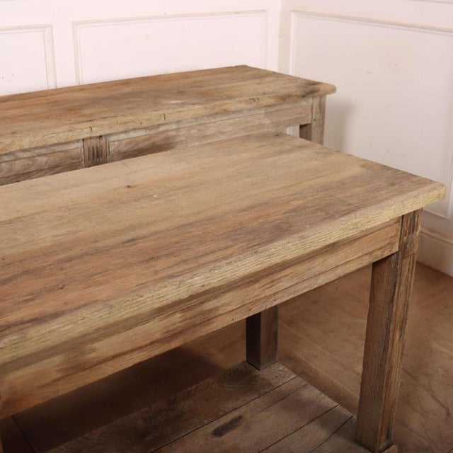 Wood French Console Tables, Set of 2 For Sale - Image 7 of 14
