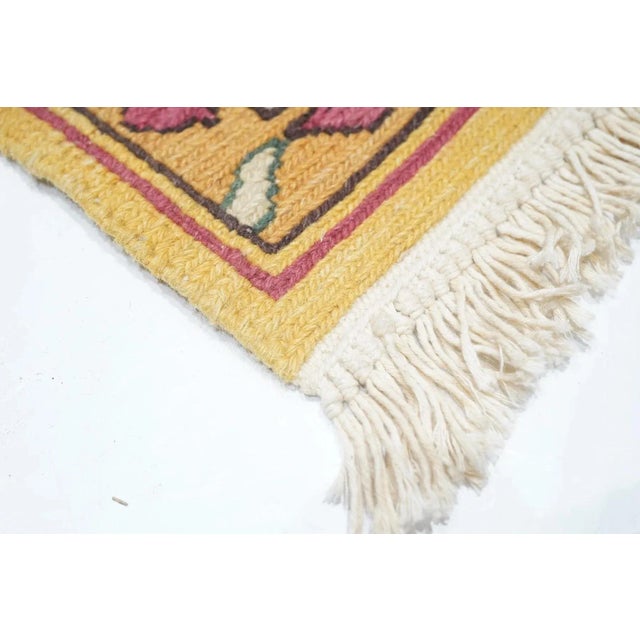 Traditional Turkish Sumak Rug 6' X 9' For Sale - Image 3 of 9