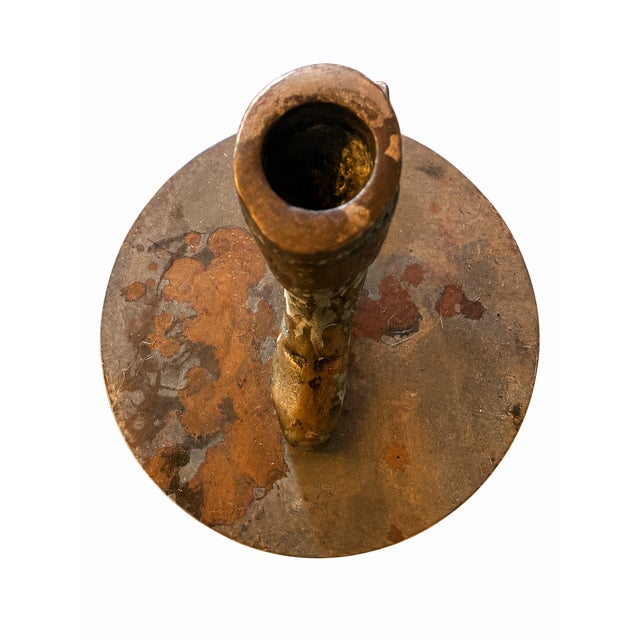 Ralph Lauren Vintage Ralph Lauren Brass Equestrian Riding Boot Chamber Candlestick - Made in Korea For Sale - Image 4 of 6