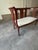 Late 19th Century Antique Mahogany Inlaid Settee – Circa 1890s Marquetry & Mother of Pearl For Sale - Image 5 of 7