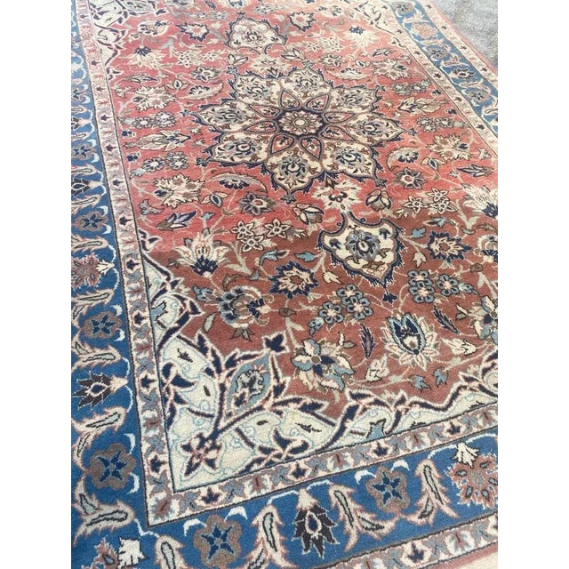 Vintage Isfahan Najafabad Rug For Sale - Image 10 of 16