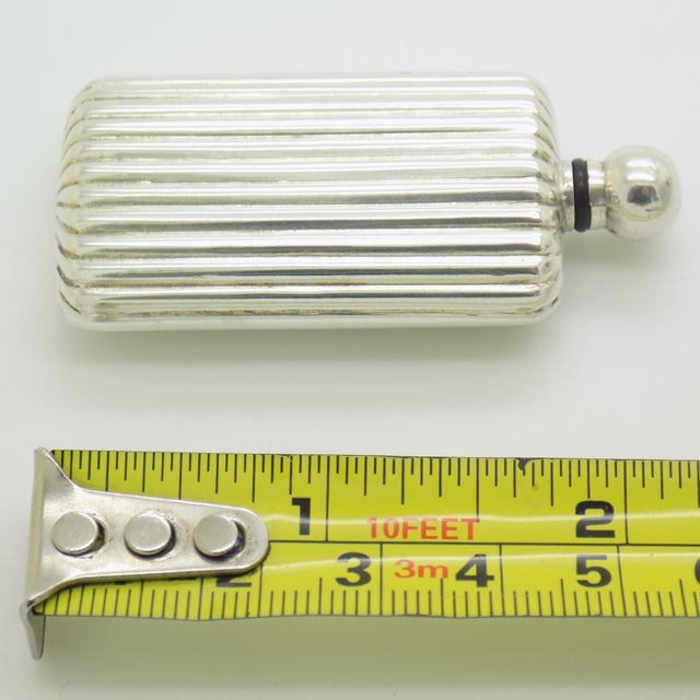 Vintage Italian Genuine Silver 800 Perfume Bottle, Florence, 1980s For Sale - Image 12 of 13