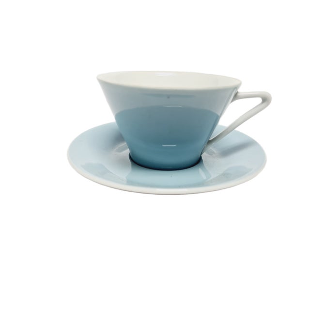 Postmodern Portcelain Cup and Saucer, Austria, 1960s, Set of 2 For Sale - Image 8 of 8