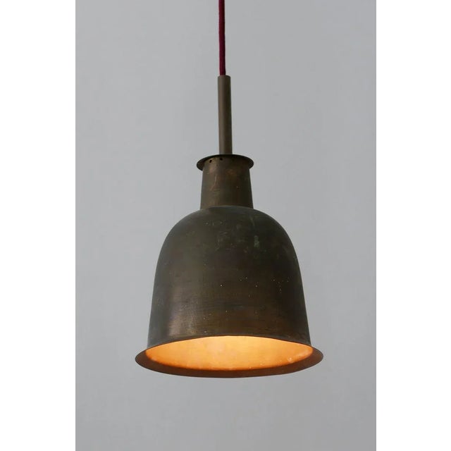 Mid-Century Modern Brass Church Pendant Lamp, Germany, 1950s For Sale - Image 11 of 18
