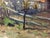 Paper 1970s Oil Painting Village by the River For Sale - Image 7 of 10