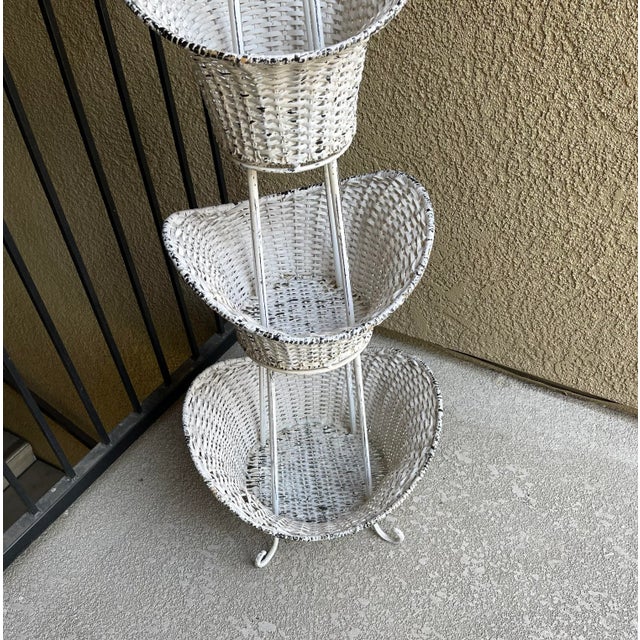 Fabulous Antique Piece! Perfect filled with fresh flowers or lovely silks! Could also be used in a bakery filled with...