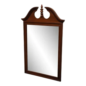 Cresent Furniture Traditional Style Solid Cherry 32" Dresser / Wall Pediment Mirror