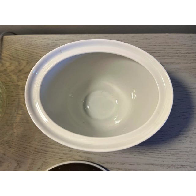 1950s 1950s Thomas Germany Rosenthal Papageno Fish Mouth Vase and Lidded Dish by Raymond Loewy - 2 Piece Set For Sale - Image 5 of 12