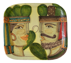 Noi Due Ceramic Tray by Artema Galli