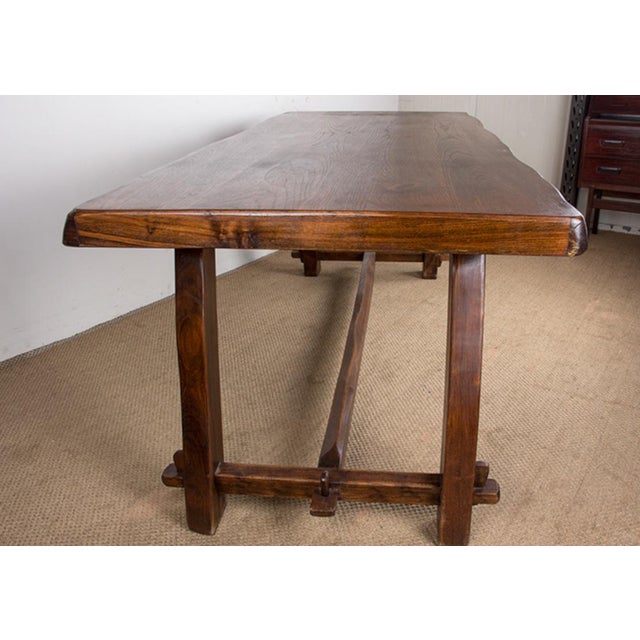 Large Brutalist Style Dining Table by Olavi Hänninen for Mikko Nupponen, 1960 For Sale - Image 13 of 18