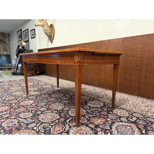 English Writing Desk in Wood For Sale - Image 6 of 18