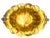 Striking, vintage hand-hammered brass centerpiece bowl featuring a broad scalloped rim, deeply shaped sides, and ornate...