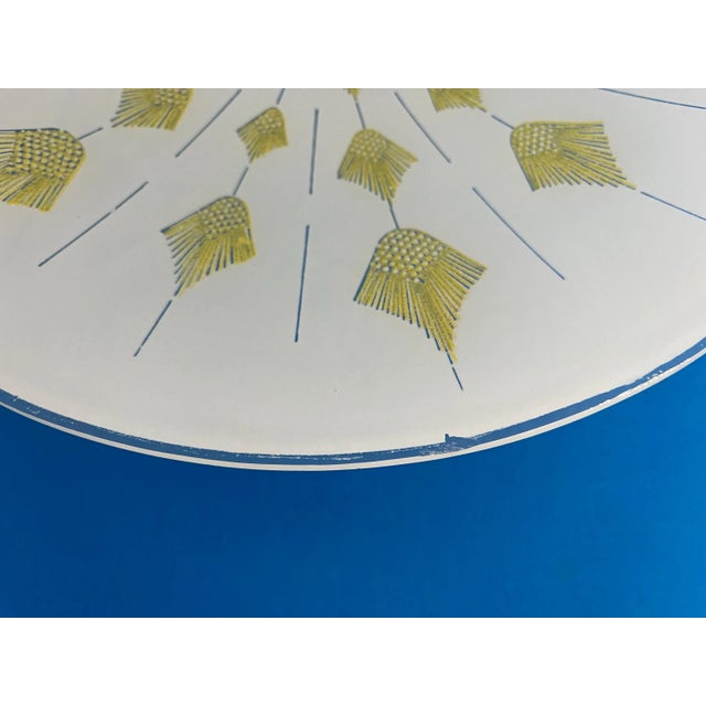 Modern Sunburst Flush Light, C1950 For Sale - Image 6 of 11