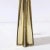 Gold Pair of Modernist X-Form Table Lamps in Hand Blown Murano Smoked Gold Glass For Sale - Image 8 of 13