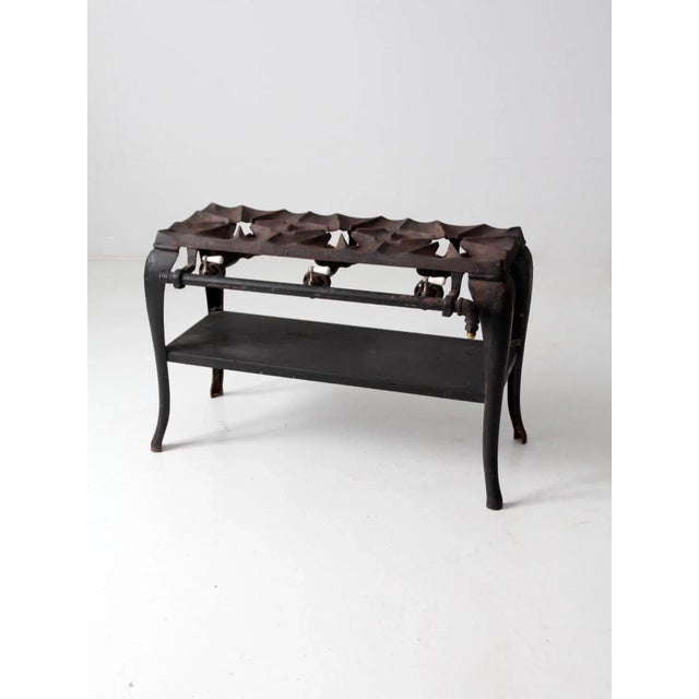 Victorian Antique Cast Iron Stove For Sale - Image 3 of 13